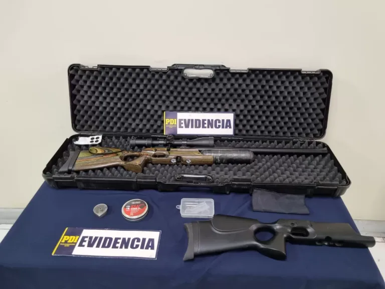 PDI Recupera Costoso Rifle Deportivo en Placilla que fue Robado en San Fernando