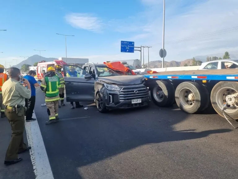 Conductor murió tras ser baleado mientras transitaba por Ruta 5 en San Francisco de Mostazal