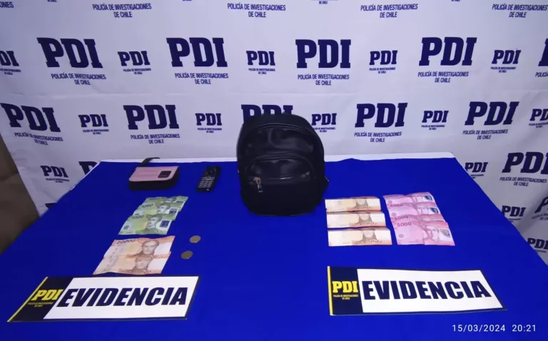 PDI detiene en flagrancia a imputado por tour delictual en Cauquenes