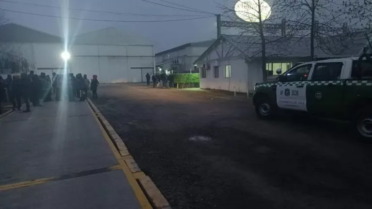 Evacuación de Trabajadores tras Fuga de Amoníaco en Frigorífico de Lontué