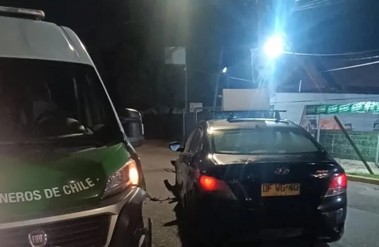 Conductor ebrio protagonizó accidente de tránsito con vehículo de Carabineros en Curicó