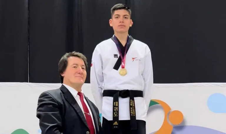 Curicano Vicente Cortés se corona campeón en el Campeonato «Copa Elite» de Taekwondo en Talcahuano