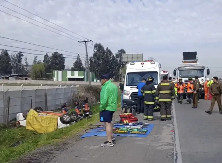 Joven mujer fallece en accidente de Tránsito en la Ruta 5 Sur frente a Maule