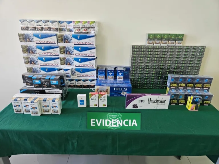 Detienen a sujeto por venta ilegal de cigarrillos extranjeros en Longaví