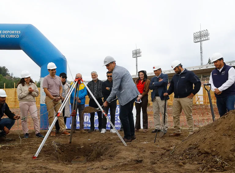 Inician obras de terminación del Estadio La Granja de Curicó, un hito para la comunidad