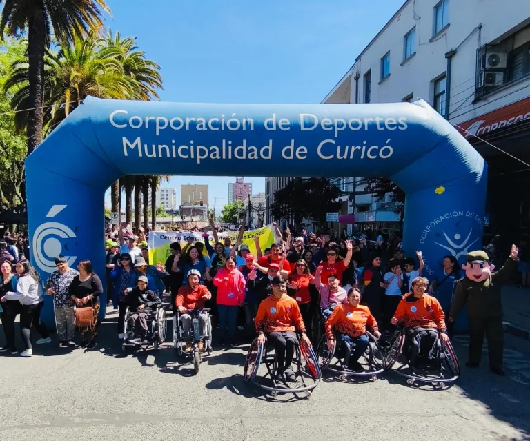 Curicó realiza actividad “Corre y camina por la Inclusión”