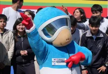 “Ármin”, la mascota oficial del Mundial de Ciclismo en Pista 2025