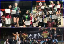 Club curicano Ruedas de Fuego se luce en el Campeonato Regional de Skatecross en Talca