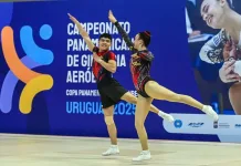 Deportistas curicanos logran doble oro panamericano en gimnasia aeróbica-1