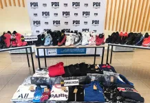 Detienen a sujeto en Rancagua por venta de productos falsificados avaluados en más de $125 millones de pesos