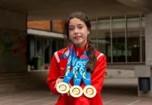 María Jesús Lara gana tres medallas de oro para Chile en los Parapanamericanos Juveniles