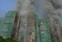 Incendio de gran magnitud afecta complejo residencial en Hong Kong: varias personas atrapadas incendio - hong-kong
