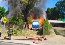 Incendio destruye vivienda en el sector de Tutuquén y deja seis personas damnificadas en Curicó Incendio destruye vivienda en el sector de Tutuquén y deja seis personas damnificadas en Curicó