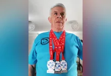 Nadador curicano Heriberto Trewhela conquista tres medallas de plata en el Sudamericano de Natación
