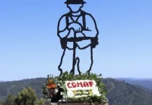 CONAF rindió homenaje a brigadistas caídos a nueve años de la tragedia de los incendios forestales de Vichuquén. IMG_9737