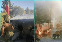 Oportuna acción policial evitó incendio por velas encendidas en animita en sector precordillerano de Molina Oportuna acción policial evitó incendio por velas encendidas en animita en sector precordillerano de Molina-0