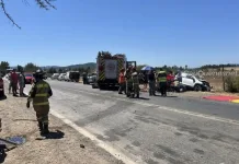 Dos personas fallecen tras violenta colisión frontal en la ruta M-50 en Cauquenes IMG_3460