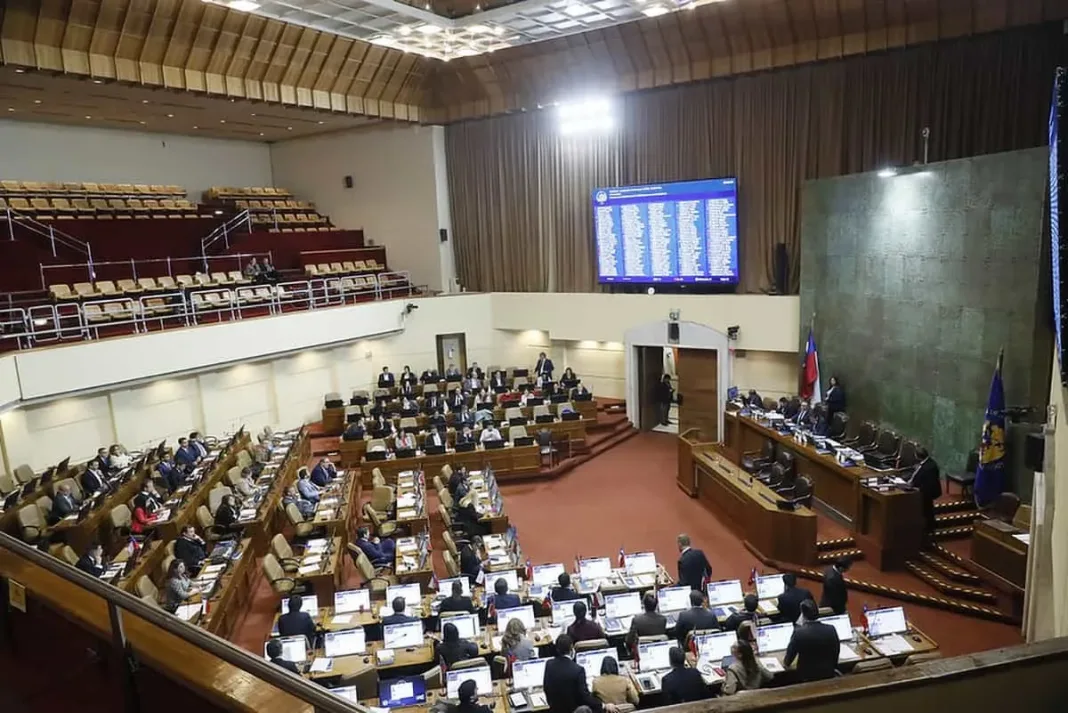 Cámara de Diputados durante sesión de votación en el Congreso Nacional.