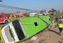 Dos Fallecidos Y Al Menos 22 Lesionados Deja Volcamiento De Bus En La Ruta 5 Sur En Teno