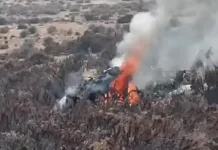 Aeronave De Instruccion De La Fach Se Incendia Tras Aterrizaje De Emergencia En La Region De Coquimbo