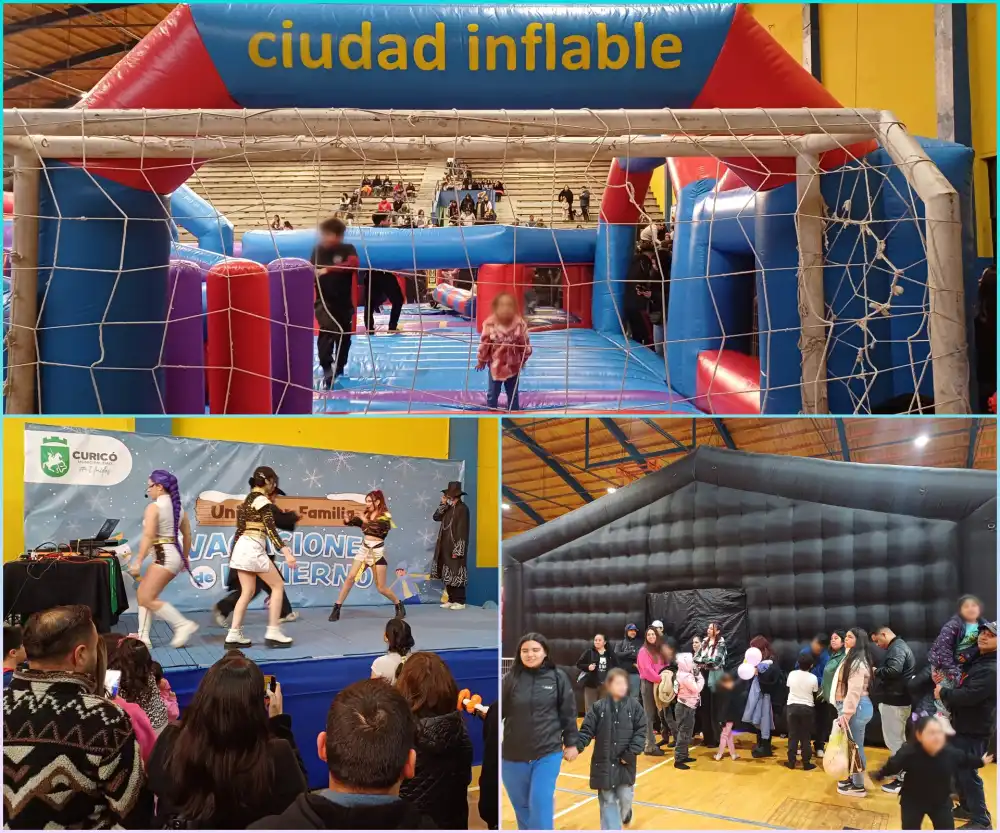 Ciudad Inflable Y Mundo Fluor Viviran Este Lunes Su Ultima Jornada Gratuita En Curico