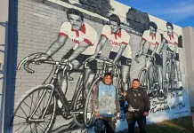 Curico Inmortaliza A Sus Leyendas Del Ciclismo Con Nuevos Murales Patrimoniales