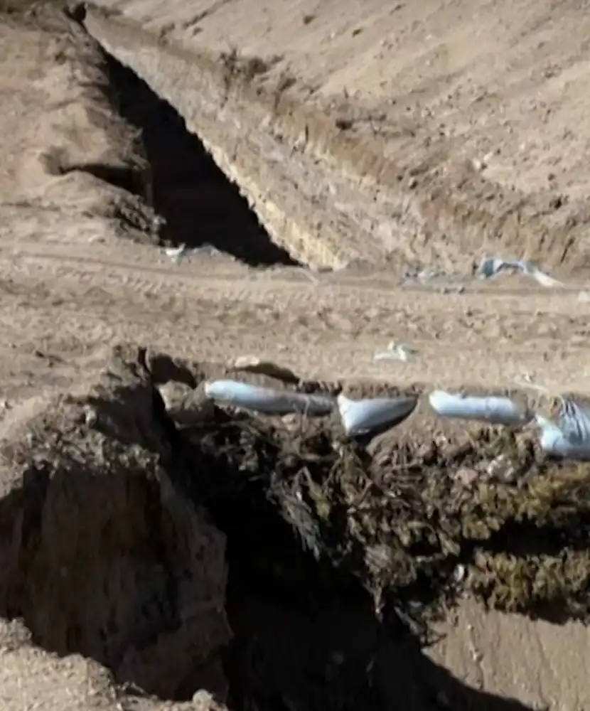 Detectan Estructura Clandestina En Zanja Fronteriza De Colchane Utilizada Para Evadir Controles Fronterizos