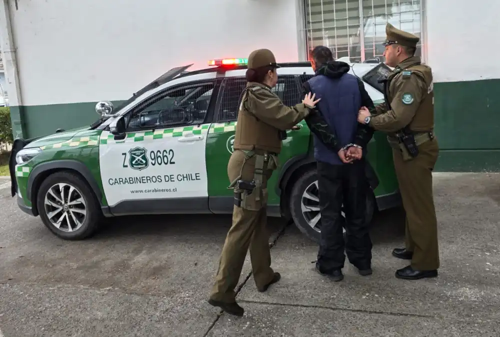 Hombre Con Orden De Detencion Vigente Es Arrestado En San Javier Tras Investigacion De Carabineros