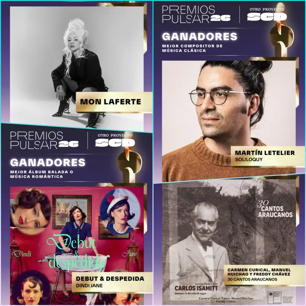 Mon Laferte Hesse Kassel Y Dindi Jane Destacan Entre Los Primeros Ganadores De Los Premios Pulsar 2026
