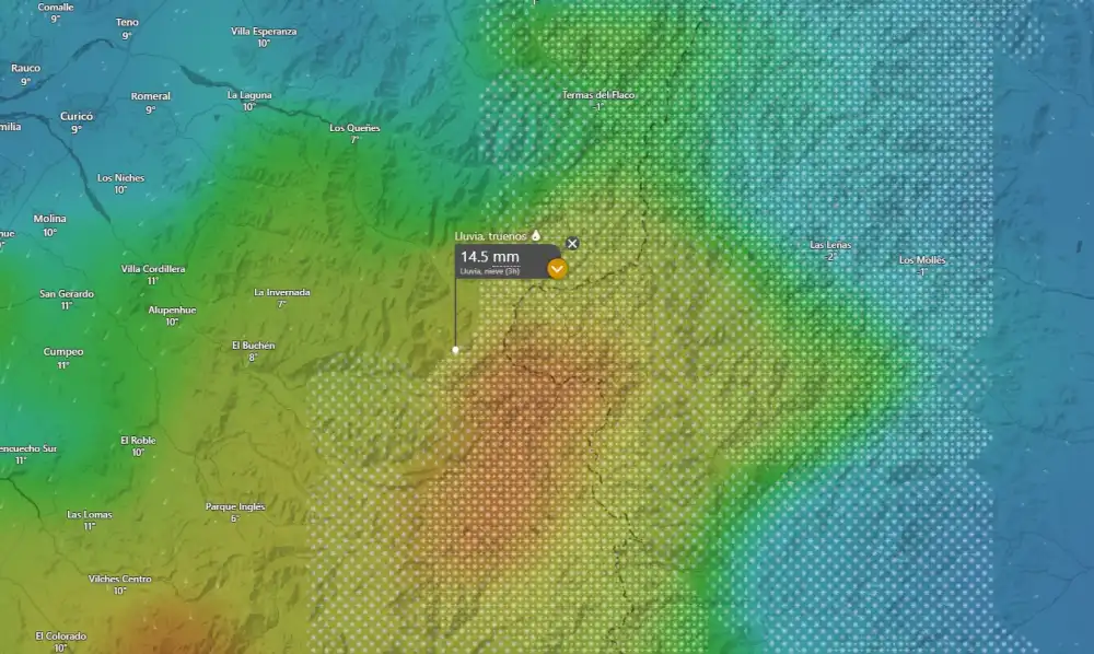 Alerta Roja En Molina Senapred Eleva El Nivel De Emergencia Por Desborde Del Rio Palos Ante Aumento Del Caudal