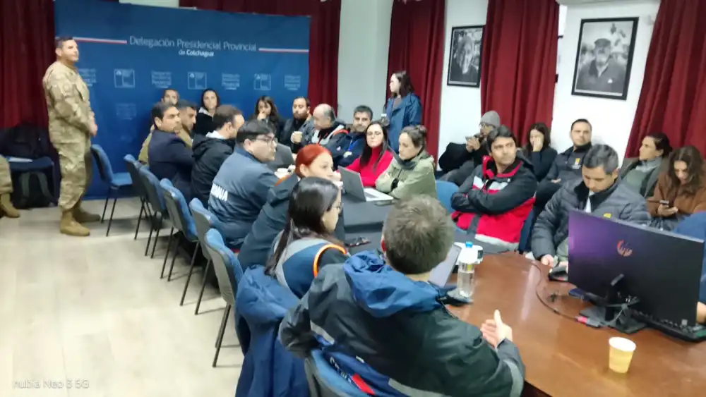 Autoridades Refuerzan Coordinacion En Ohiggins Ante Sistema Frontal Tras Nuevos Cogrid Regional Y Provincial En Ohiggins