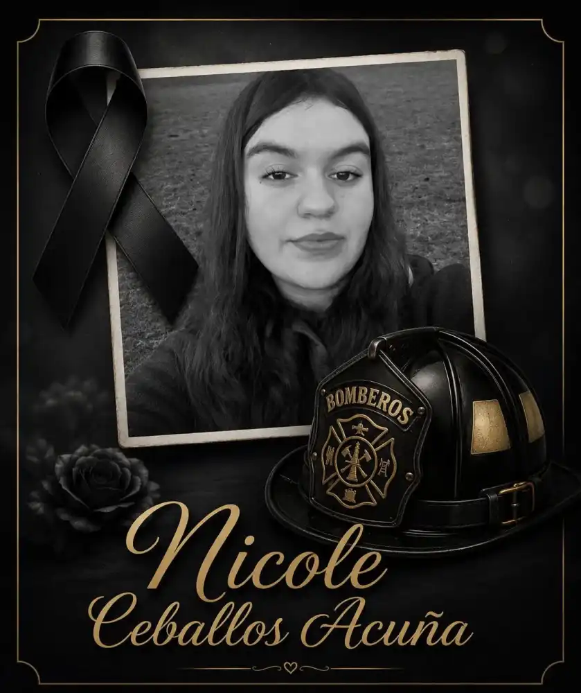 Bomberos De La Provincia De Curico Se Suman A Duelo Nacional Con Toque De Sirena En Homenaje A Voluntaria Fallecida