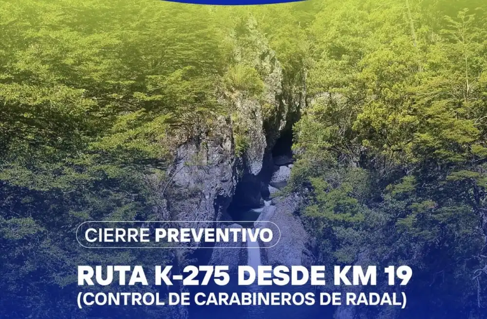 Cierran Preventivamente El Acceso Al Sector Radal Por Sistema Frontal En La Comuna De Molina