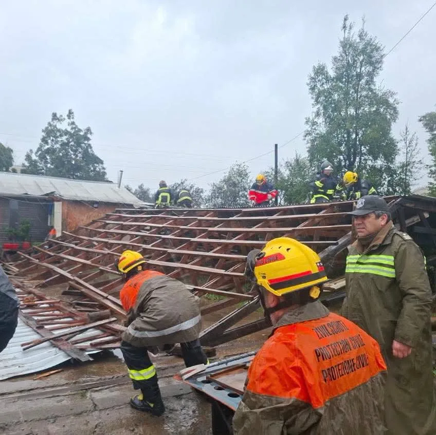 Colapso De Estructura En Cuartel De Bomberos Reabre Urgencia Por Construir Nueva Sede Para La Novena Compania De Talca