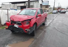 Conductora Resulta Lesionada Tras Colision Entre Automovil Y Camioneta En La Ruta J 55 En Romeral