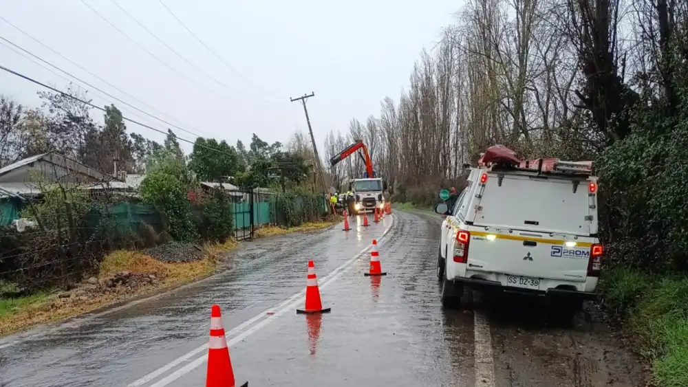 Cooperativa Electrica Curico Avanza En La Reposicion Del Suministro Tras Cortes Provocados Por El Sistema Frontal