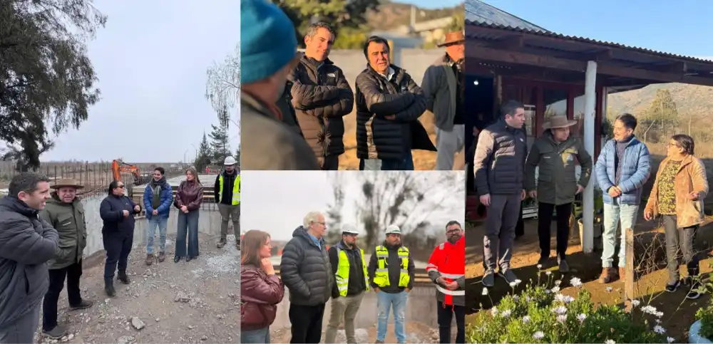 Diputado Benjamin Moreno Y Senador Ignacio Urrutia Revisan En Villa Prat Proyectos De Conectividad Agua Potable E Infraestructura