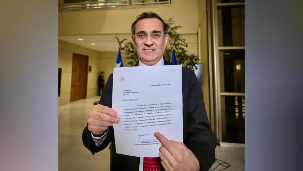 Diputado Javier Munoz Informa Resultado Negativo En Test De Drogas Y Propone Extender La Exigencia A Todas Las Autoridades Electas