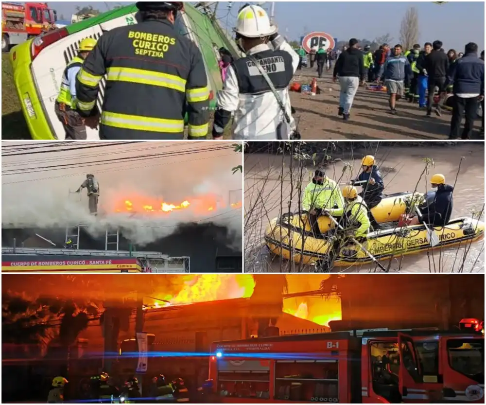 En El Marco De Los 175 Anos De Bomberos De Chile Curico Sera Sede Del Desfile Provincial Enterate De Los Cortes De Transito