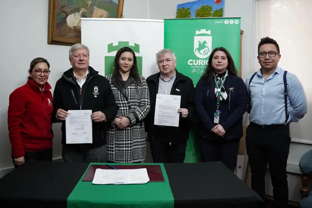 Municipalidad De Curico Y Aiep Fortalecen Alianza Para Impulsar Practicas Profesionales Y Apoyo Al Desarrollo Local