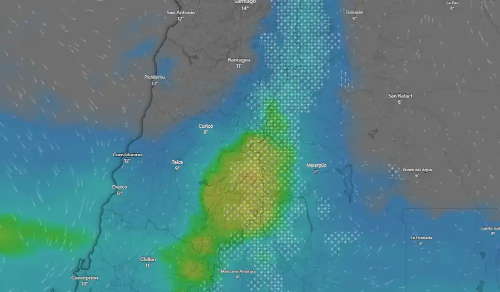 Nuevo Sistema Frontal Dejara Lluvias En El Maule Desde Este Jueves Y Pronostican Nuevos Eventos Para La Proxima Semana