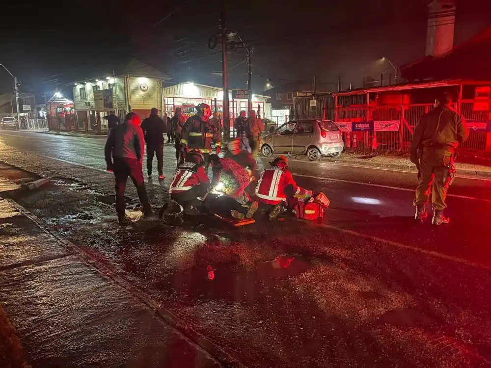 Peaton Resulta Lesionado Tras Ser Atropellado En Avenida 11 De Septiembre De Hualane