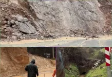 Deslizamiento de tierra y caída de ramas marcan la jornada en Hualañé