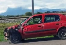 Dos personas resultan lesionadas tras volcamiento de automóvil en la Ruta 5 Sur Dos Personas Resultan Lesionadas Tras Volcamiento De Automovil En La Ruta 5 Sur Frente A Sagrada Familia