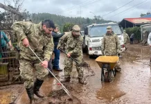 Regimiento De Talca Se Despliega En Putu Para Apoyar Labores De Limpieza Tras Emergencia Por Sistema Frontal