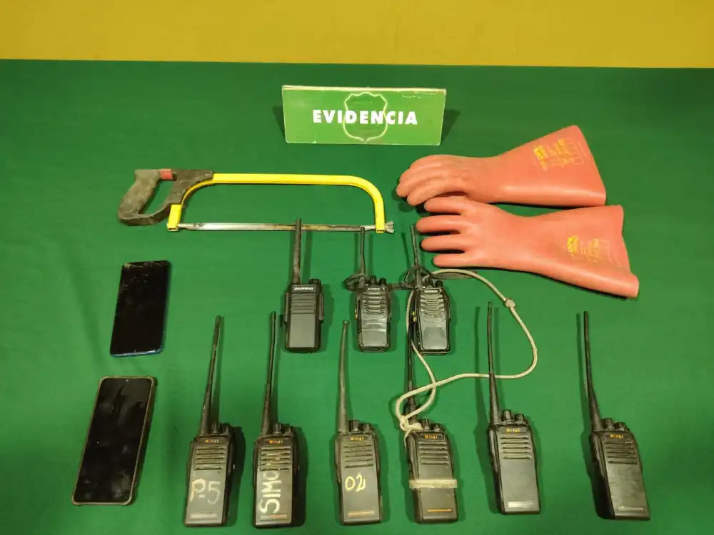 Carabineros Detiene A Cuatro Sujetos Por Sustraccion De Cableado De Cobre En Sector Del Rio Coya 1