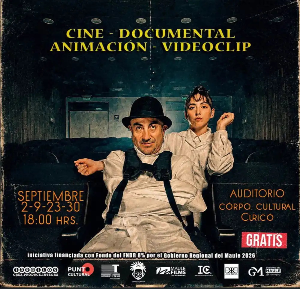 Cine Y Producciones Locales Llegan Con Funciones Gratuitas A Curico Durante Septiembre