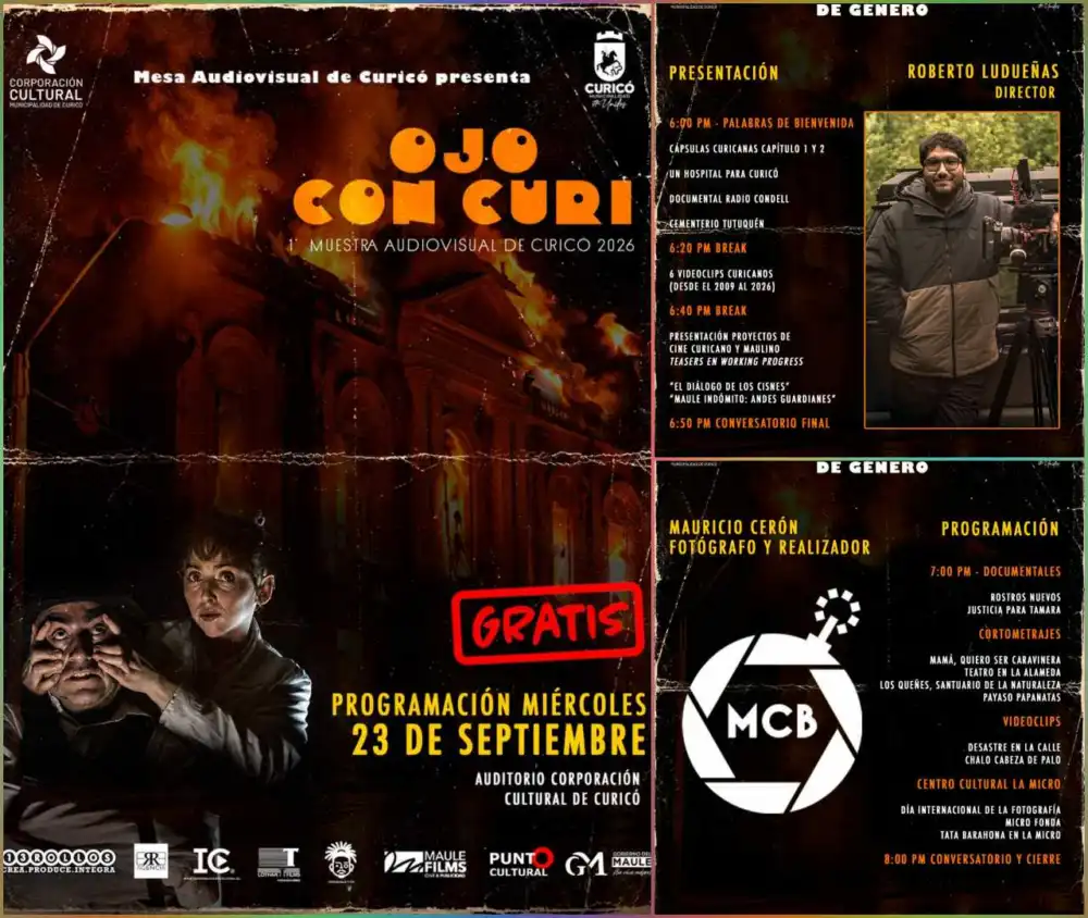 Corporacion Cultural De Curico Invita A Nueva Jornada Del Ciclo Gratuito De Cine Regional Ojo Con Curi
