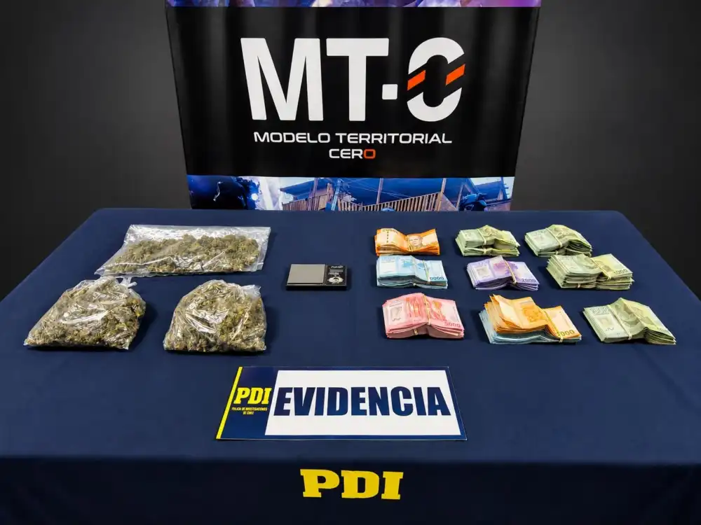 Pdi Detiene A Mujer Por Microtrafico De Drogas E Incauta Mas De 4 Millones En Curico