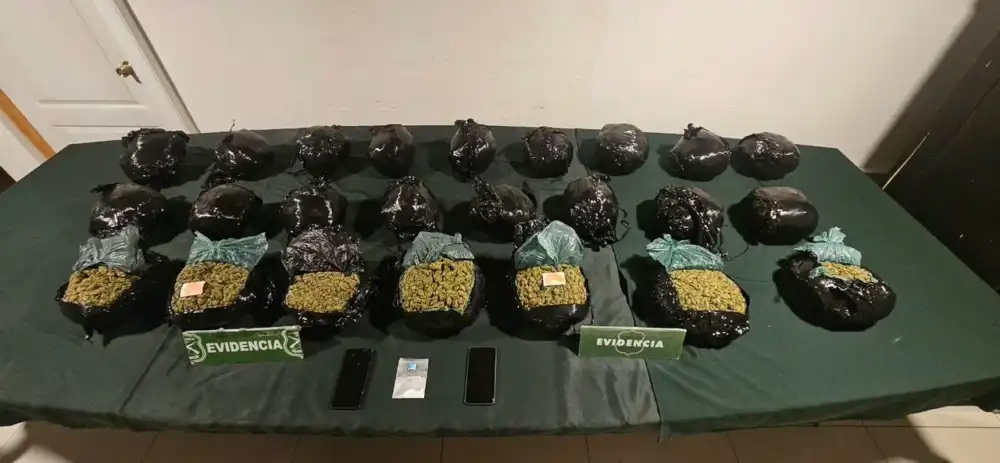 Prision Preventiva Para Conductor Sorprendido Transportando Mas De 25 Kilos De Marihuana En La Ruta 5 Sur